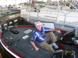 Marc Snyder waits for weigh in at the 2012 TBF National Championship