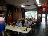 More fish stories and tales of the morning fishing at the luncheon