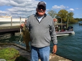 Bob Evans with a smallmouth bass 2017 National Semi-Final