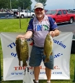 Jack Cahn with his smallmouth bass