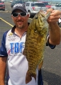 Rick Roberts with a nice smallmouth bass