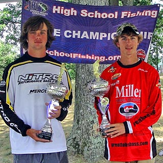 Clayton and Danny Sprague 2011 Michigan High School Fishing State Champs