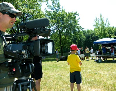 Hook n' Look camera man and co-host Danny Stricker was also present at our 2012 TBF of Michigan Jr State Championship recording the weigh in and youth anglers