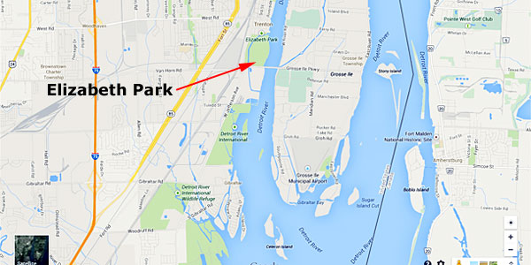 Lower Detroit River Elizabeth Park 2014 TBF of Michigan state championship site August 23-24