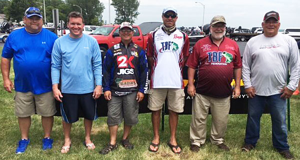 2016 TBF of Michigan state team boaters Randy Kafka, Matt Belletini, Don Watts, Scott Dobson, Dave Reault and Jeff Kellogg