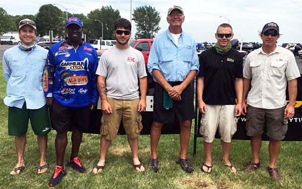 2016 TBF of Michigan State Teams Co-Anglers Jay Shaffer, Tommy Robinson, Alexander Watts, Mike Fedio, Ross Parsons and David Michaelis