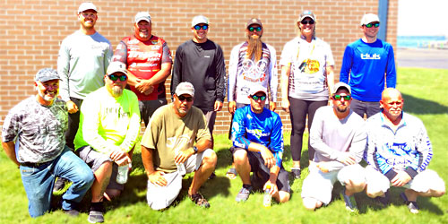 2019 The Bass Federation of Michigan 12 state team members - boaters and co-anglers July 14 on Lake St. Clair (not in order - Troy Stokes, Kerry Frey, Billy O'Banion, Ron Scharphorn, Heath Wagner, Gary Polenz, Chris Majerle, Ryan Hochstetler, Kendra Mueller, Nathan Talaskavich, Corey Marzion, Kenneth Ramsey)